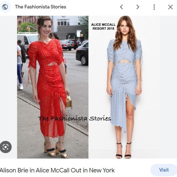 Alice McCall - I Feel It Coming Red Midi Dress NWT - Size 8 US / 12 AU / 40 EU - Picture 13 of 16